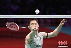中国台北选手角逐羽毛球亚锦